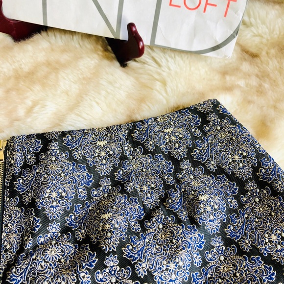 ANOTHER EXCLUSIVE LOFT/ANN TAYLOR Sz14 PRINT SKIRT - Picture 9 of 16